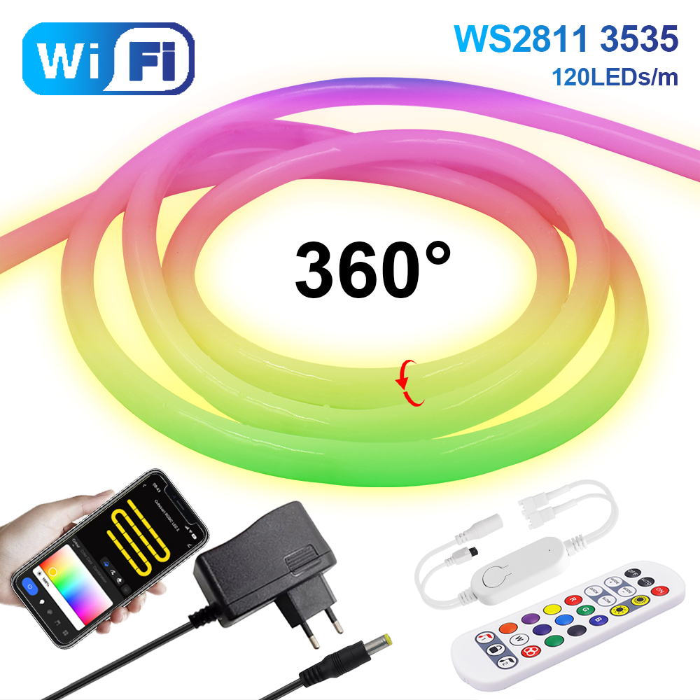 Smart Garden Youtube - 360 Round RGB LED Neon Tube