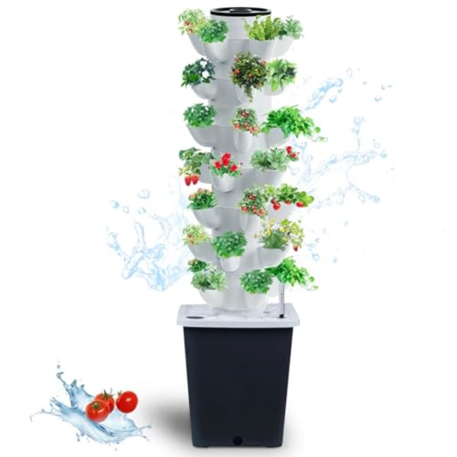 Smart Garden Vertical Planter - Hydroponics Tower Indoor Growing System Vertical