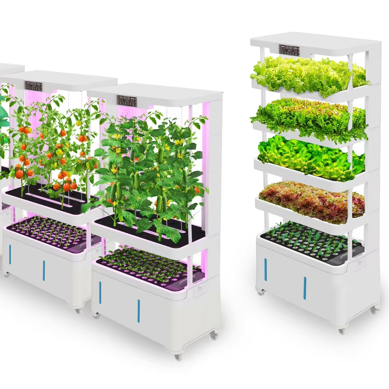 Smart Garden Vertical Planter - Advanced vertical farming hydroponic vegetable planting