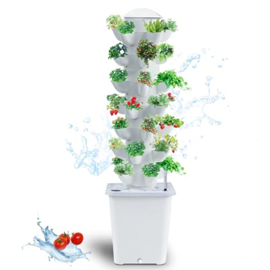 Smart Garden Vertical Planter - Hydroponics Tower Indoor Growing System Vertical