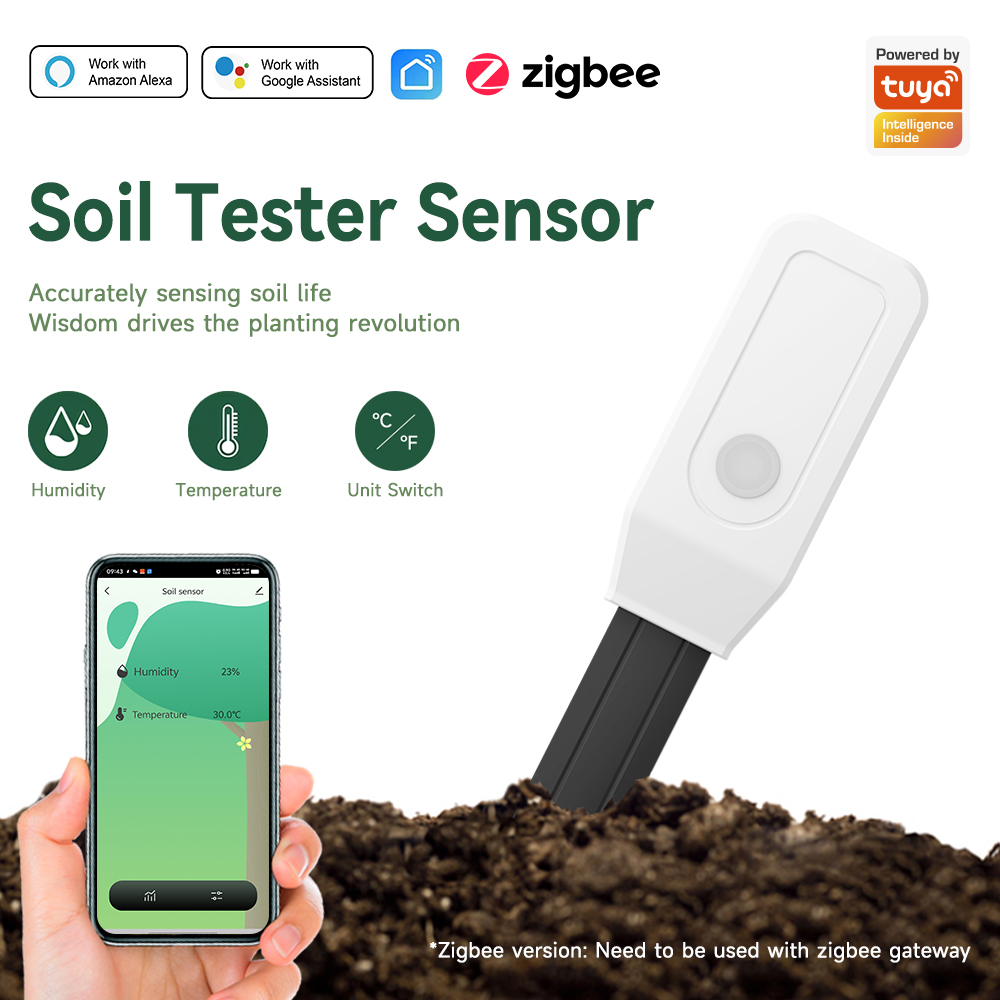 Smart Soil Tester Sensor, Zigb - đánh giá và giá Smart Garden Sensors