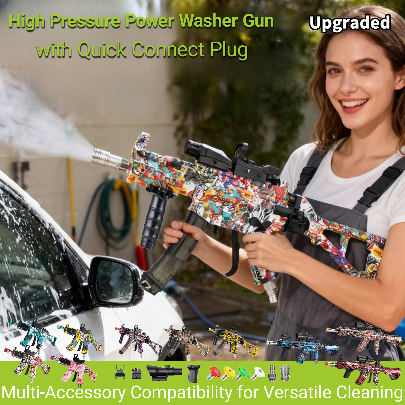 High Pressure Power Washer Gun - đánh giá và giá Smart Garden Furniture