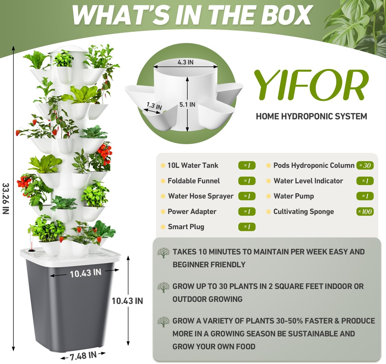 Vertical Hydroponics Garden To - đánh giá và giá Smart Garden Vertical Planter