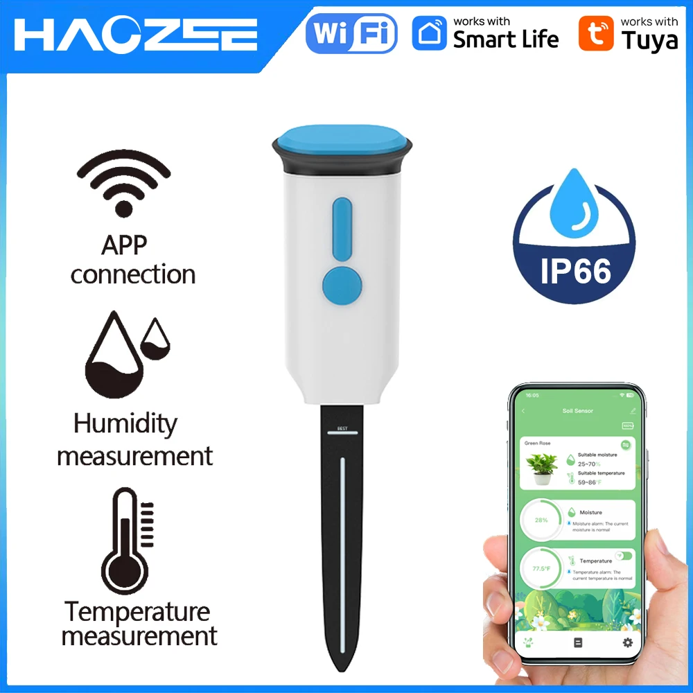 Haozee Tuya Smart WiFi Soil Mo - đánh giá và giá Smart Garden Furniture