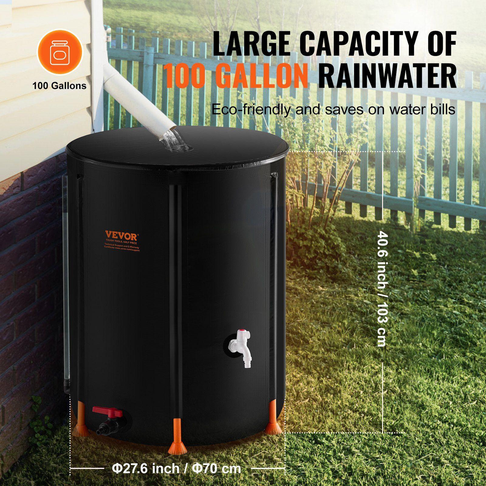 100Gal Eco-Friendly Rain Stora - đánh giá và giá Smart Garden Youtube