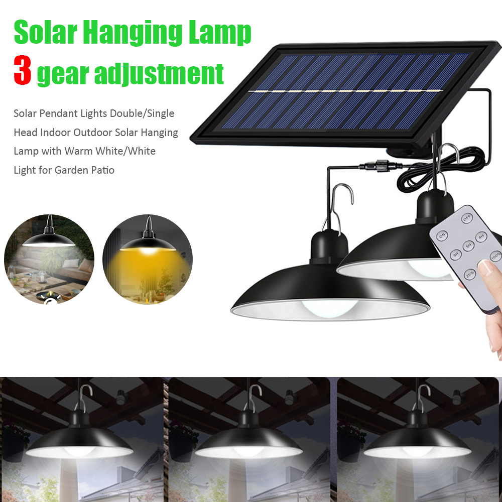 Double Head Solar Pendant Ligh - đánh giá và giá Smart Garden Sheds