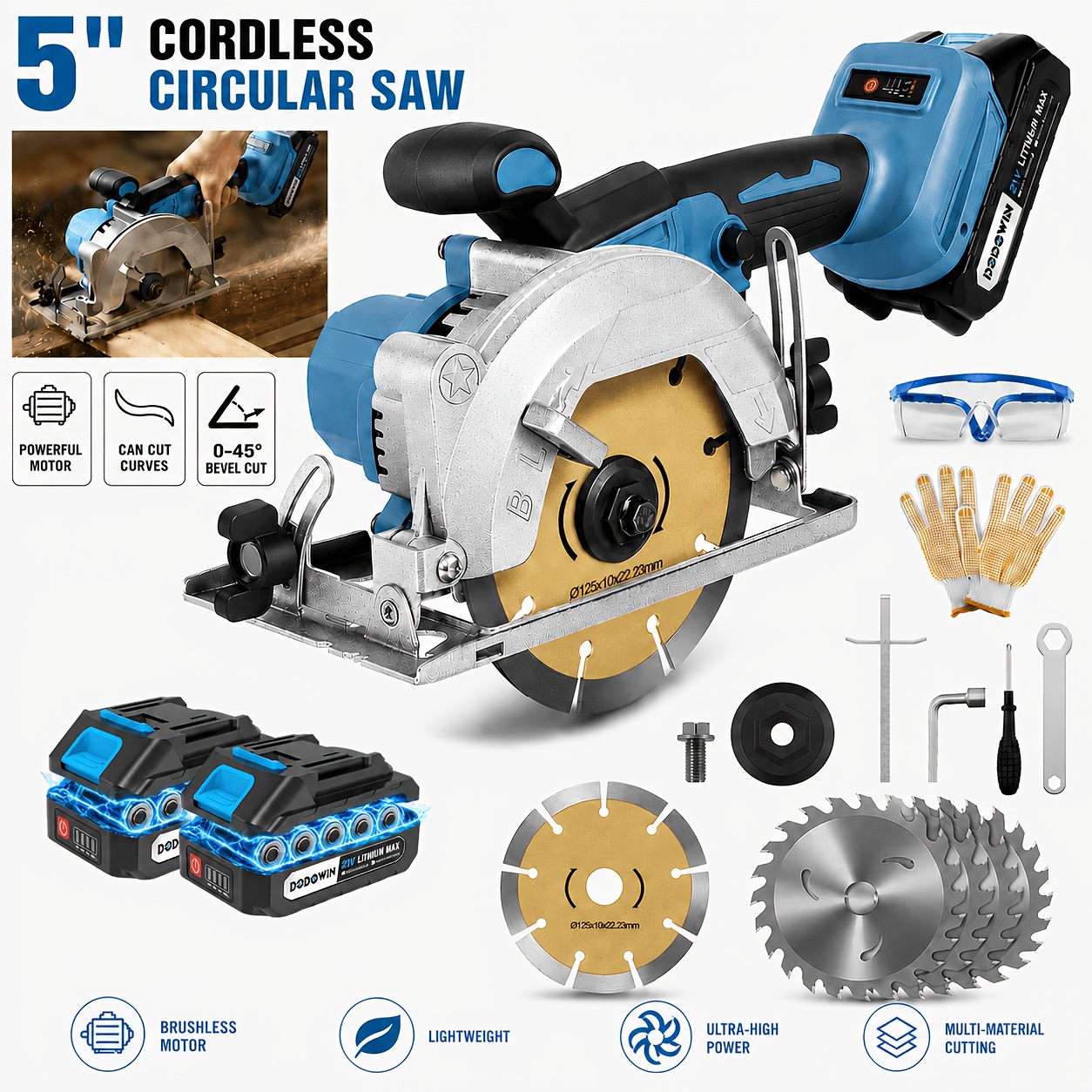 Brushless Circular Saw Kit - 2 - đánh giá và giá Smart Garden Usa