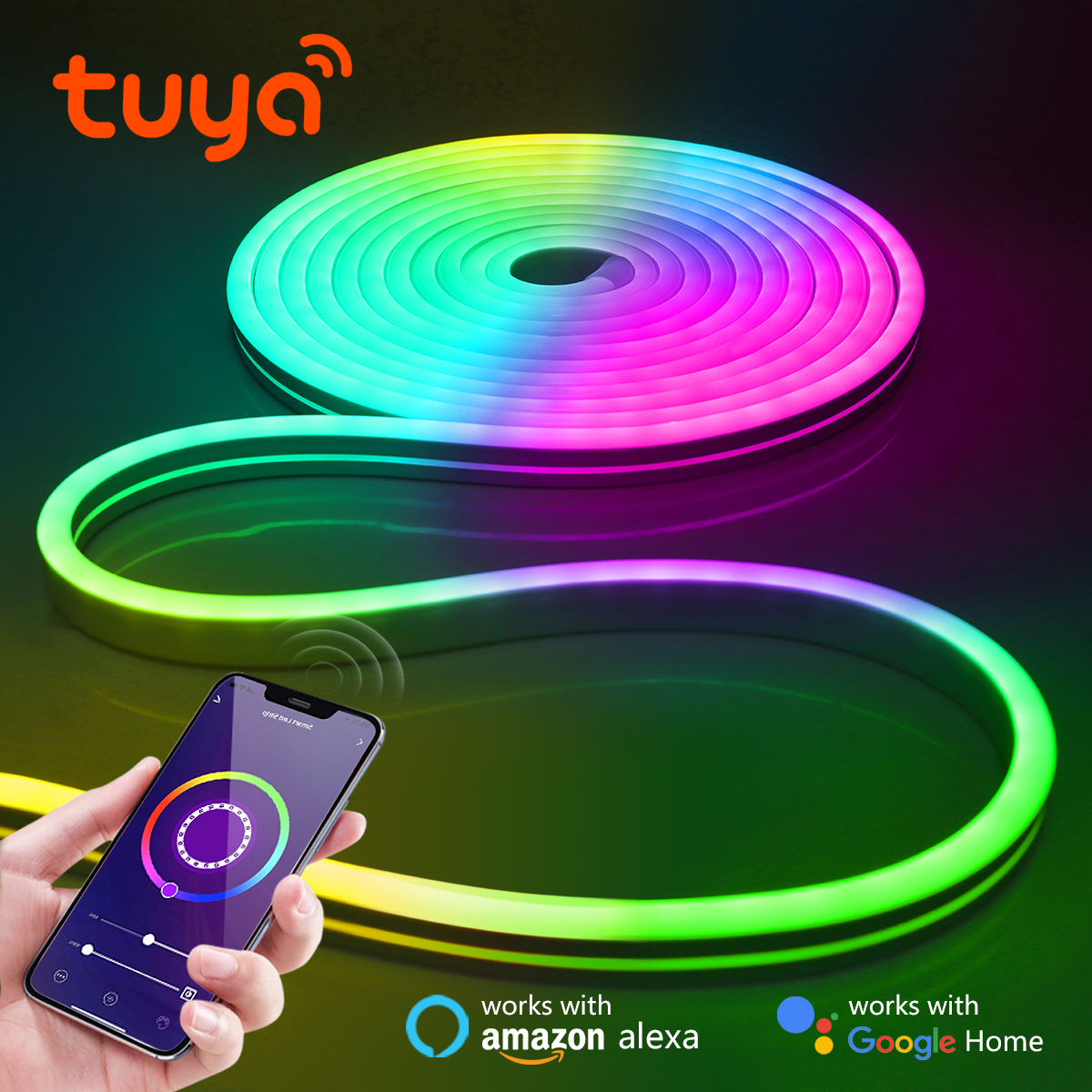 Tuya Smart Life 12V RGB Neon L - đánh giá và giá Smart Garden Youtube