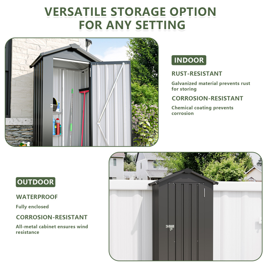 Small Metal Compact Garden She - đánh giá và giá Smart Garden Sheds