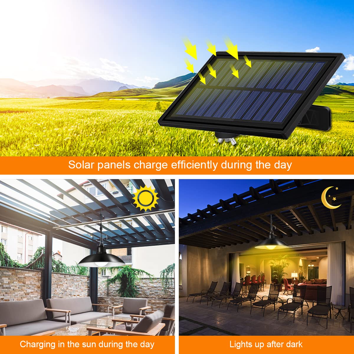 Single Head Solar Pendant Ligh - đánh giá và giá Smart Garden Sheds