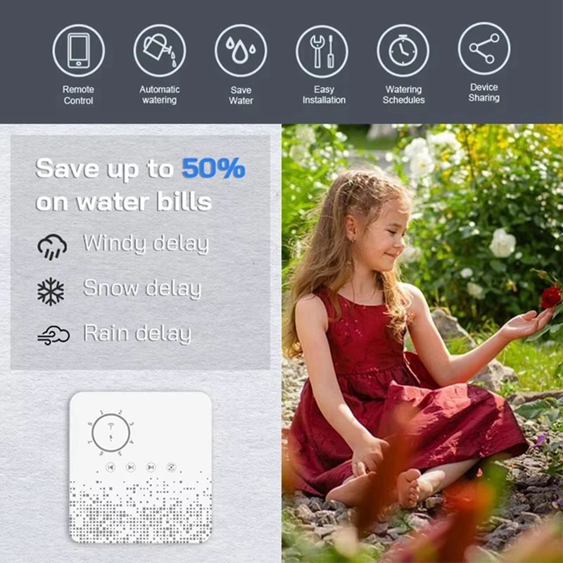 Tuya WiFi Smart Sprinkler Cont - đánh giá và giá Smart Garden Sensors