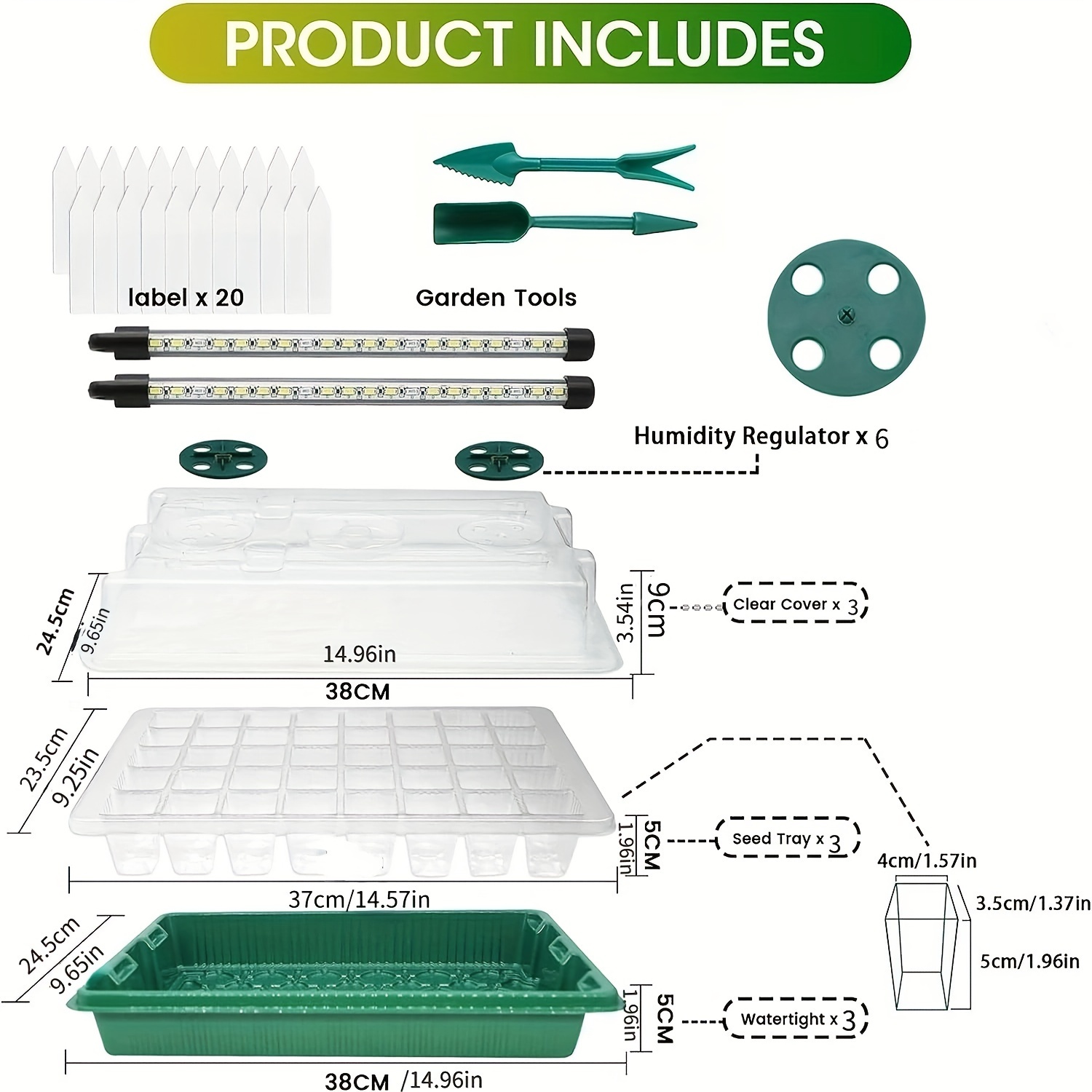 Seed Starter Trays With High D - đánh giá và giá Smart Garden Usa