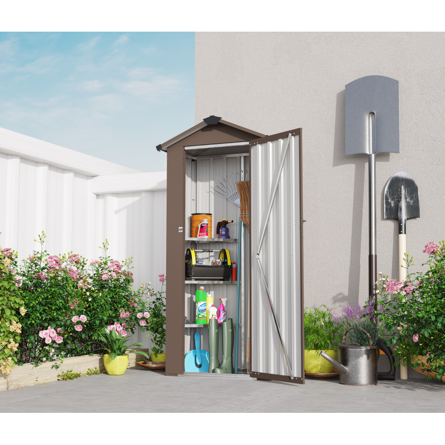 Small Metal Compact Garden She - đánh giá và giá Smart Garden Sheds