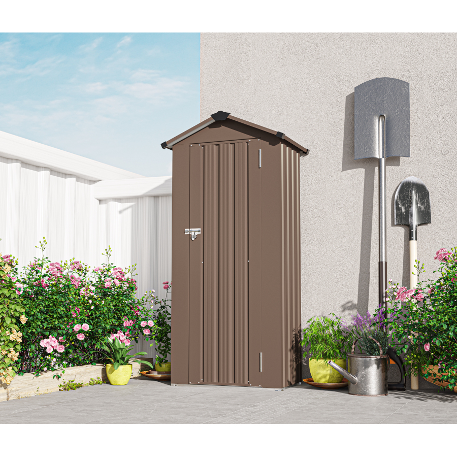 Small Metal Compact Garden She - đánh giá và giá Smart Garden Sheds