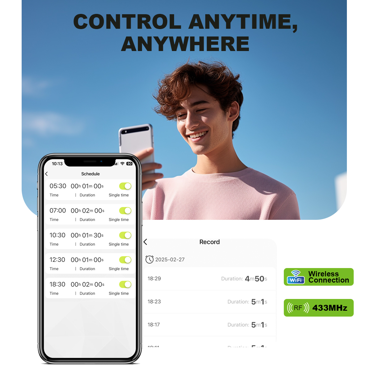 4 Outlet Programmable Water Ti - đánh giá và giá Smart Garden Sensors