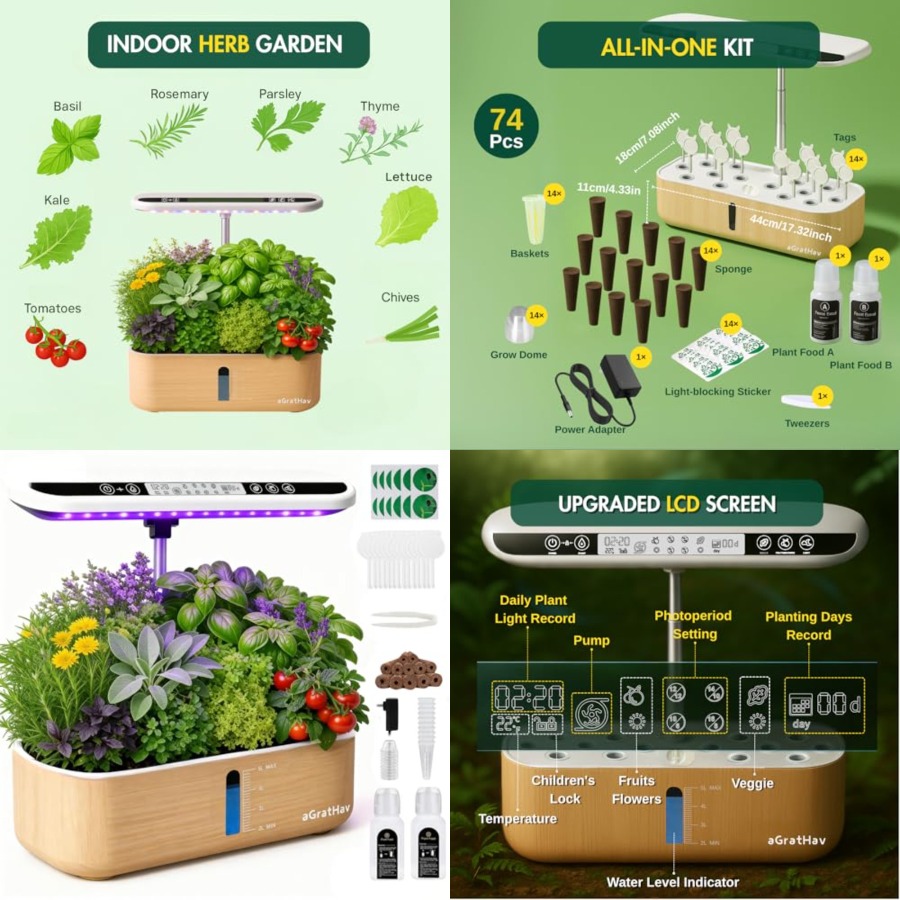 Hydroponics Growing System Kit - đánh giá và giá Smart Garden Usa