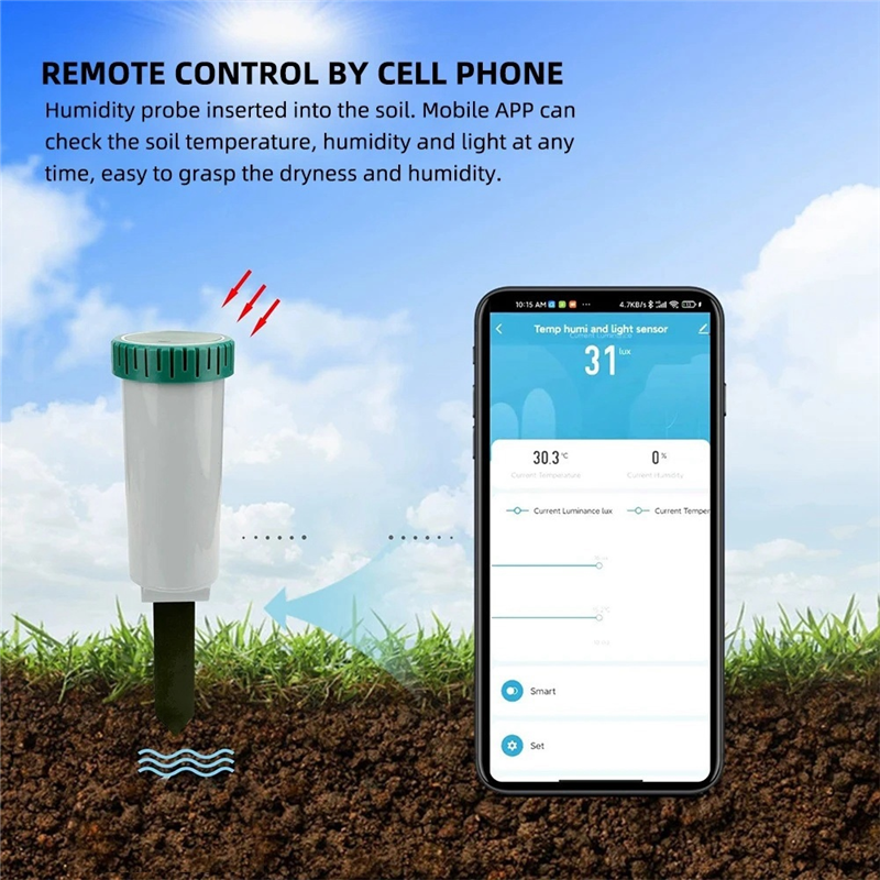 Zigbee Smart 4 In 1 Soil Teste - đánh giá và giá Smart Garden Sensors
